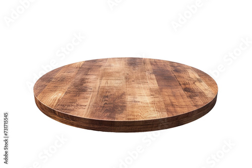 Circle Table Charm on Transparent Background, PNG, Generative Ai