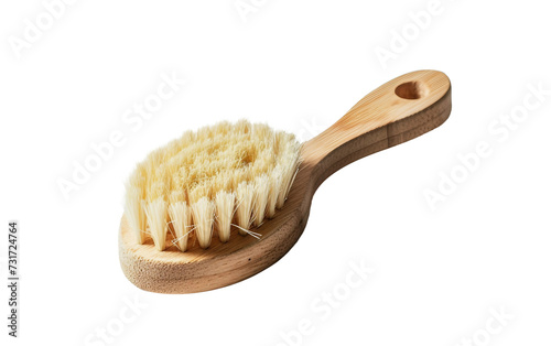 Scrub Brush On Transparent Background.