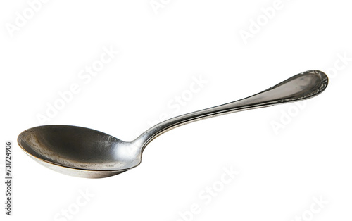 Soup Spoon for a Stylish Table On Transparent Background.