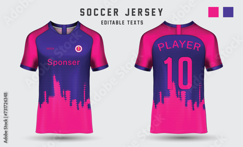 Realistic sports jersey template and t shirt sports jersey design. Sports jersey design for cricket, football, gaming jersey.