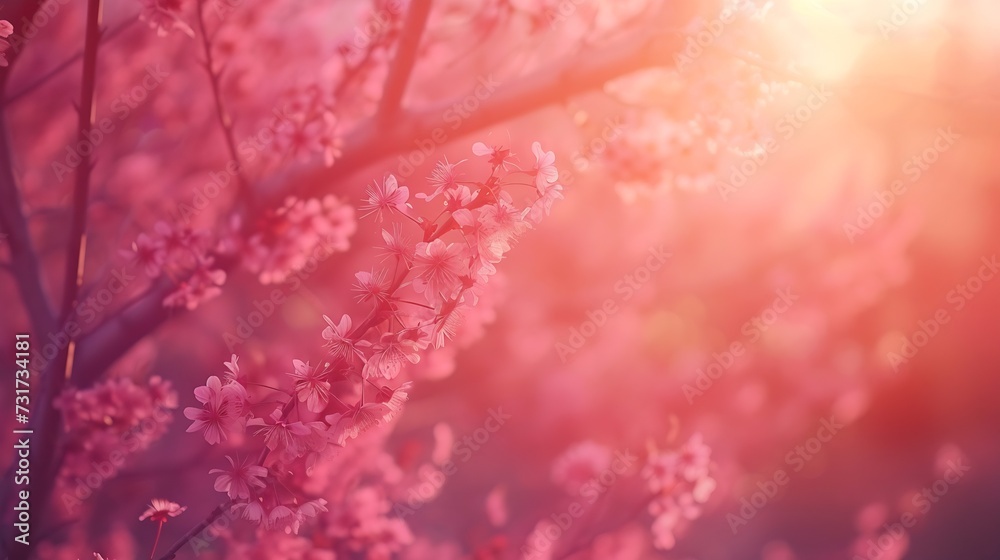 Beautiful cherry landscape : Generative AI Beautiful cherry landscape : Generative AI