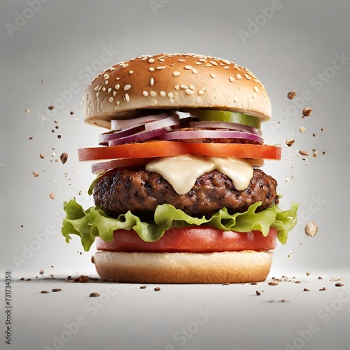 A big size burger splash 