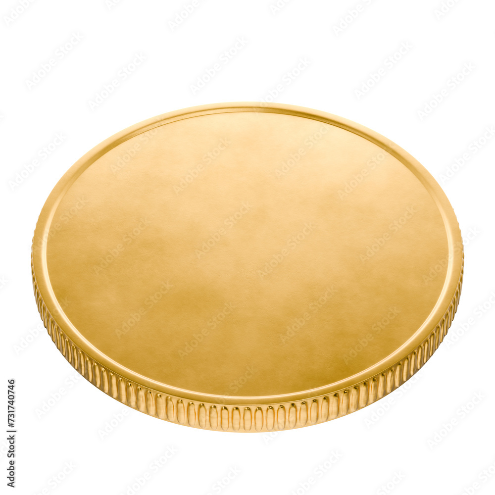 Money Bank Loans Blank Template For Gold Coin Or Medal With Metal