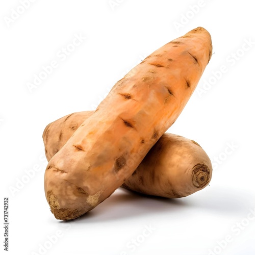 yam isolated vegetables for healthy food