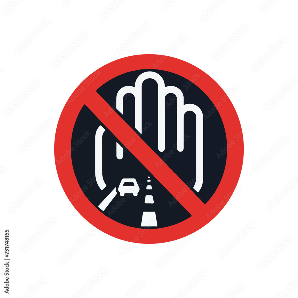 Stop traffic sign icon Stop traffic sign icon