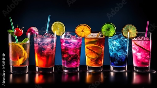 Vibrant Cocktail Medley
