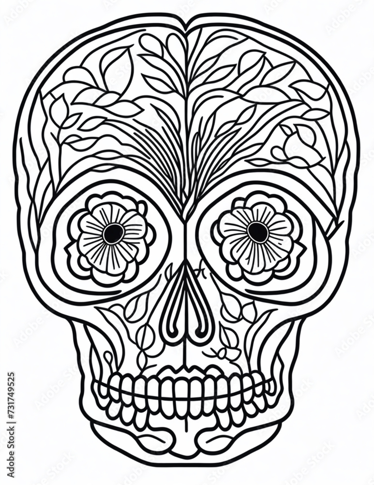 skull mandala coloring page skull mandala coloring page
