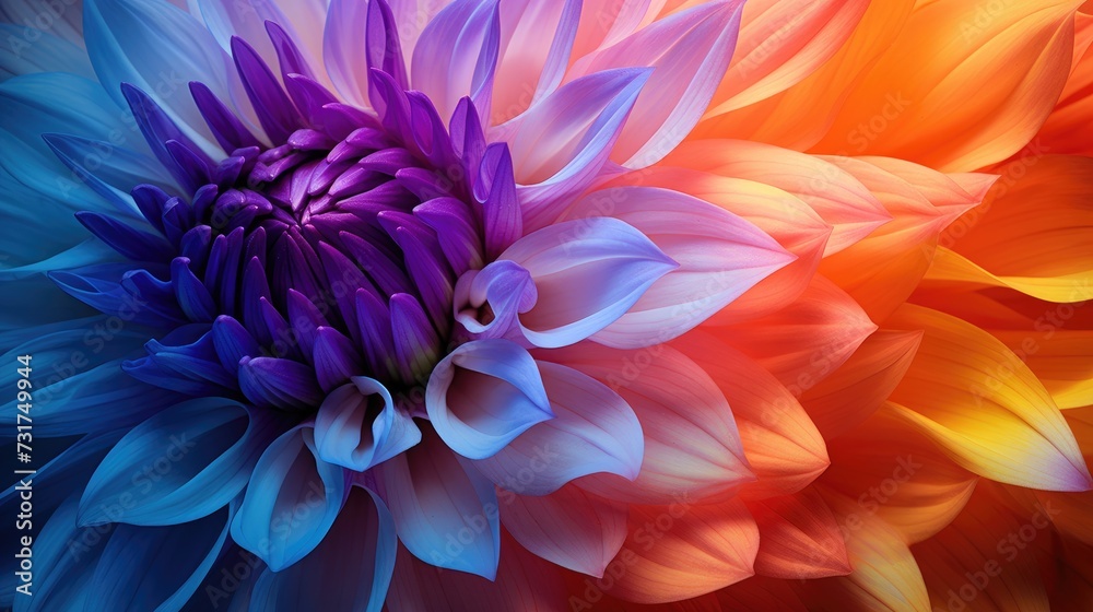 © Lubos Chlubny - Macro photography of vibrant color dahlia flower as a creative abstract background © Lubos Chlubny - Macro photography of vibrant color dahlia flower as a creative abstract background