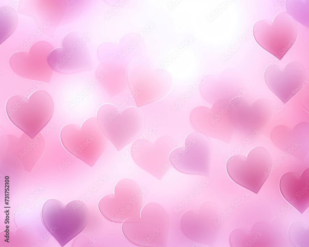 heart shape background for Valentines day . generative ai