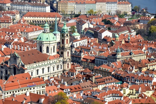 this is a vibrant image of Prague City, in the Czech Republic