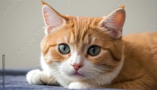 portrait of a cat - cute cat looks into the camera © JazzRock