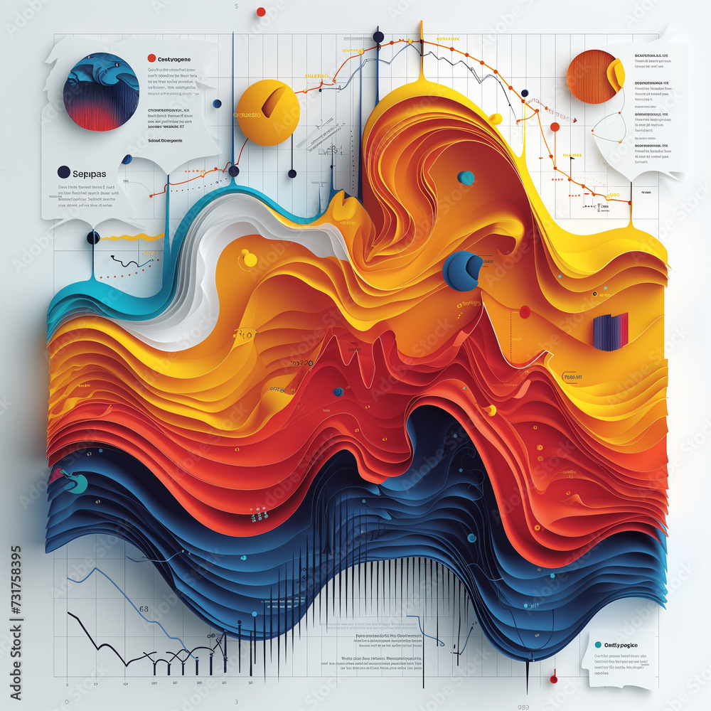 Vector Barcode Illustration: Abstract Lines Business Design with ...
