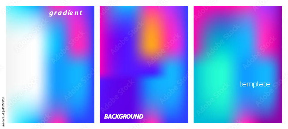 Abstract colorful background with gradient mesh, blurred color. Bright multicolored design. Modern design template for posters, ad banners, brochures, flyers, covers, websites, advertising