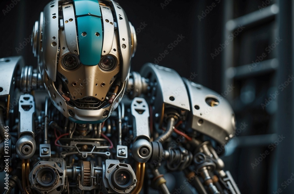 Fototapeta premium Cybernetic Sentinel