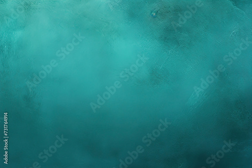 A close-up view of a beautiful ocean teal wall background. (Generative AI)