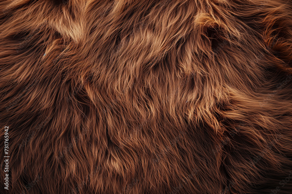 Naklejka premium Close-up of animal fur texture