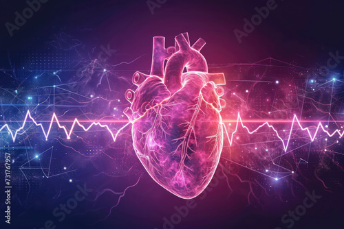 Arrhythmias: Irregular heartbeats that can lead to conditions such as atrial fibrillation photo