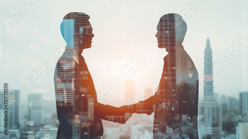 Corporate Alliance : Business Partnerships through Double Exposure in Urban Skyscraper Offices