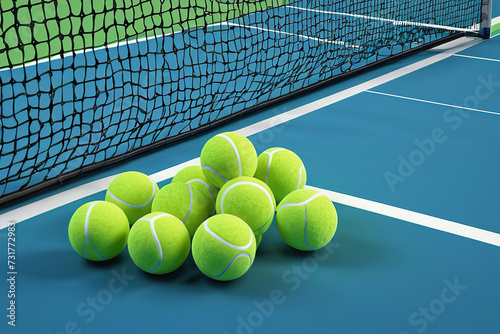 tennis racket and balls © Anastasia