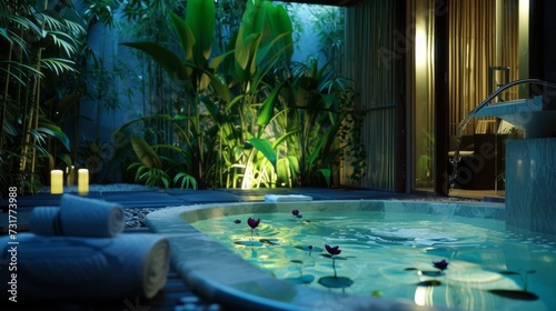 Tranquil spa ambiance © vannet