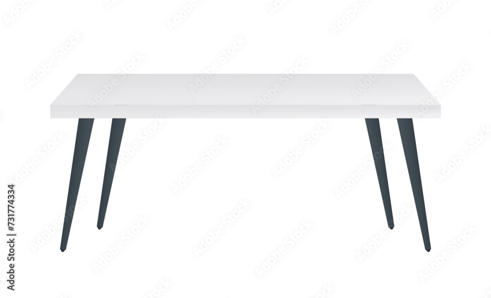 White Table, Platform, Stand. Vector illustration White Table, Platform, Stand. Vector illustration
