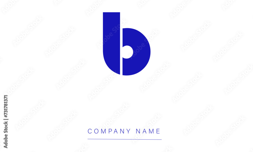 LB or BL Minimal Logo Design Vector Art Illustration LB or BL Minimal Logo Design Vector Art Illustration