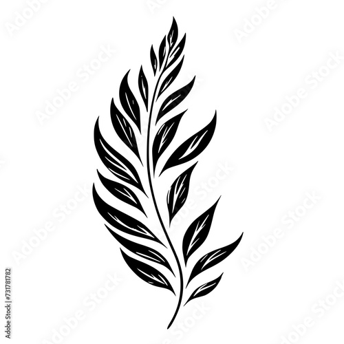 Leaf vector, herb silhouette, silhouette plant, silhouette flower, silhouette floral, silhouette plant, plantpot, leaf, tree, plant, nature, vector, bamboo, pattern, branch, silhouette, floral, flower