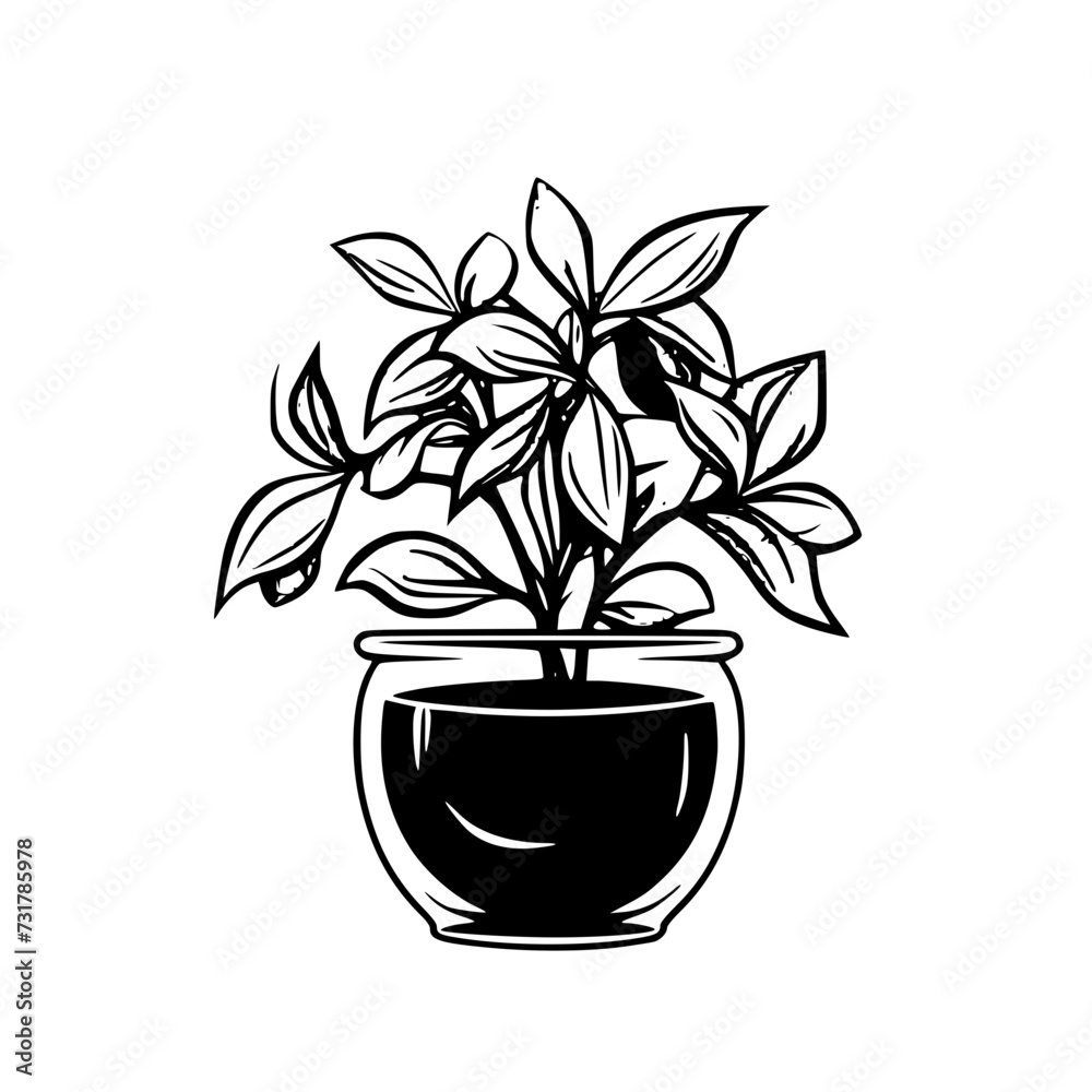 Vecteur stock botanical svg floral svg flower svg botanical clipart