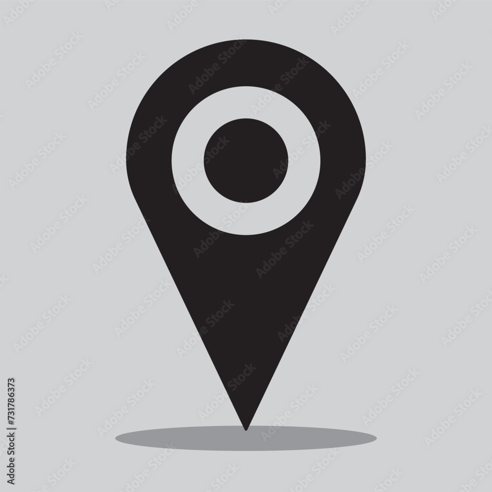 Map pin icon. location pin place marker. Location icon. Map marker pointer icon . GPS location symbol collection. Modern map markers. Vector icon isolated on white background. Map pin icon. location pin place marker. Location icon. Map marker pointer icon . GPS location symbol collection. Modern map markers. Vector icon isolated on white background.