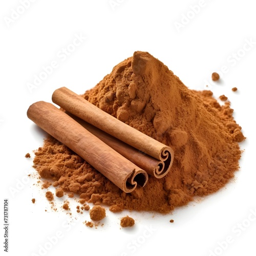 cinnamon isolated vegetables for food