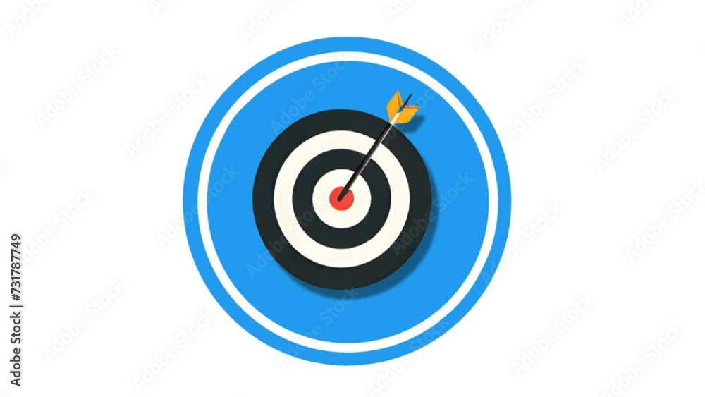 Target Goal Icon of nice animated for your videos easy to use with Transparent Background Target Goal Icon of nice animated for your videos easy to use with Transparent Background