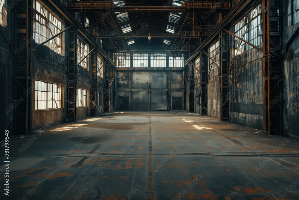 Empty industrial space Empty industrial space
