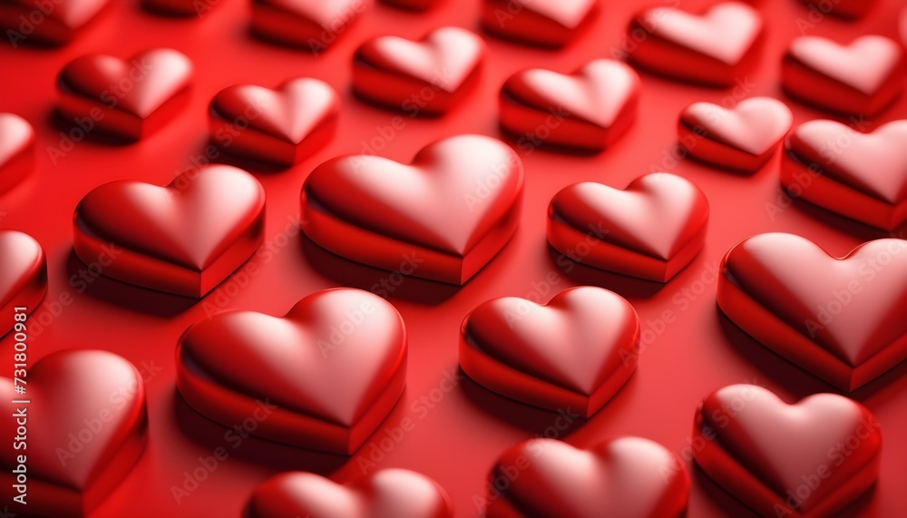 red hearts background red hearts background