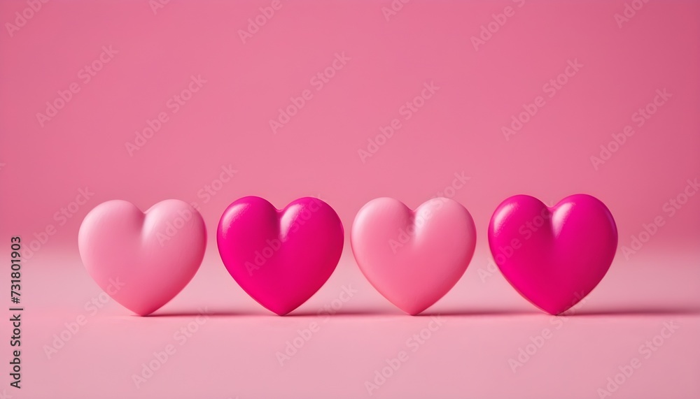 pink valentine hearts background