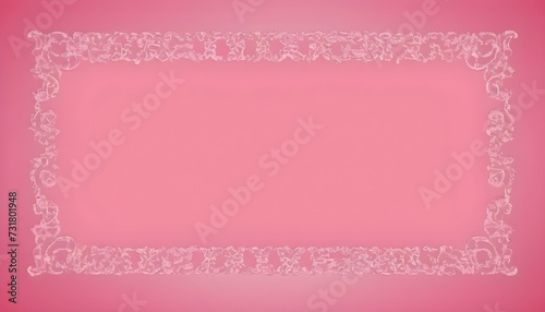 Valentines pink frame for text