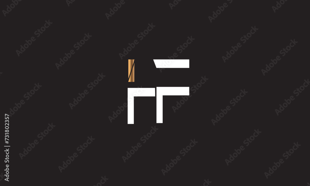 HF, FH , F , H , Abstract Letters Logo Monogram HF, FH , F , H , Abstract Letters Logo Monogram