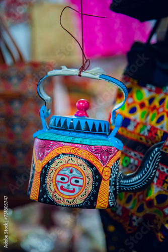 Kalia Jagannatha Jagannath Raghurajpur Puri Craft Handicraft Kettle Art