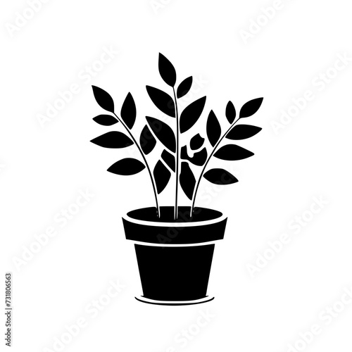  leaf vector, herb silhouette, silhouette plant, silhouette flower, silhouette floral, plantpot, leaf, tree, plant, nature, vector, bamboo, pattern, branch, silhouette, floral, flower, design,