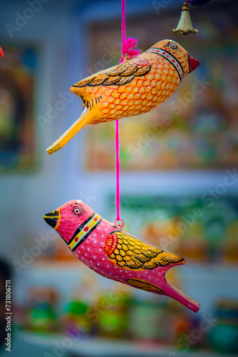 Kalia Jagannatha Jagannath Raghurajpur Puri Craft Bird Paper Hanger photo