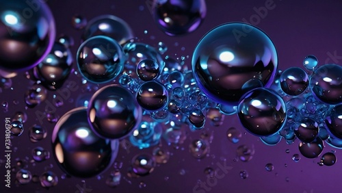 "Vibrant Organic Motion: Top-Down 4K 3D Spheres and Balls Animation"