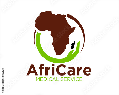africa care logo designs for charity and organization logo