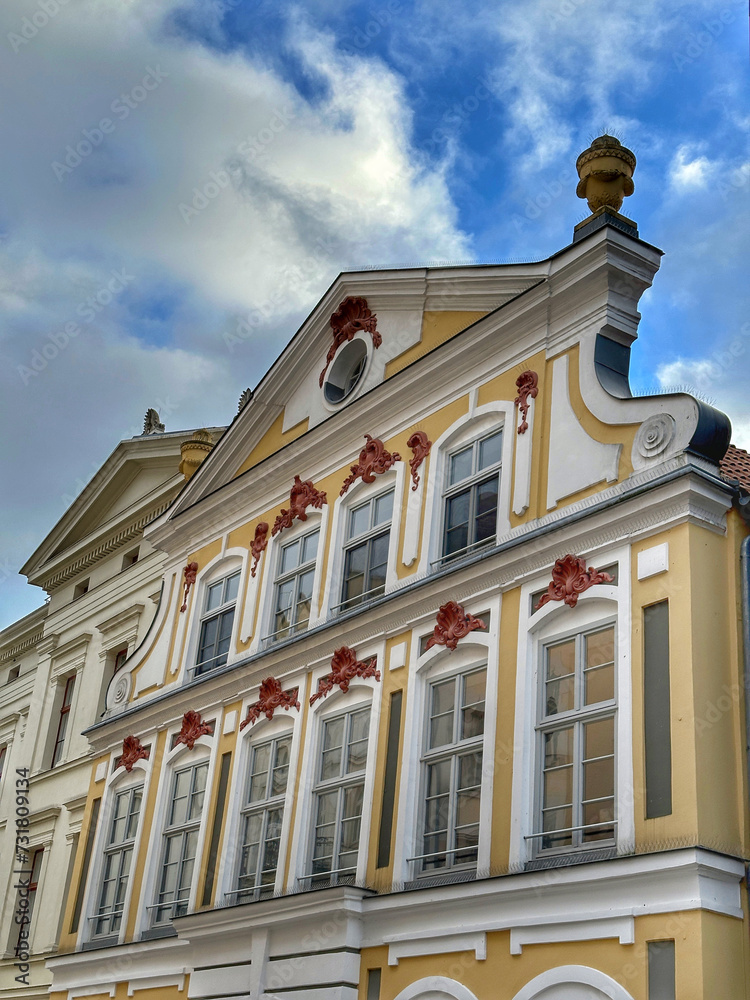 Fototapeta premium Historical house in old town Schwerin, Germany