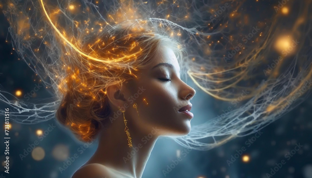 Telepathic communication, communications through the mind. mind power ...