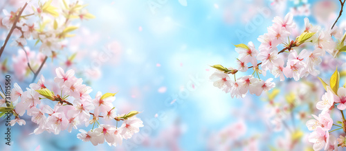 Cherry blossom banner