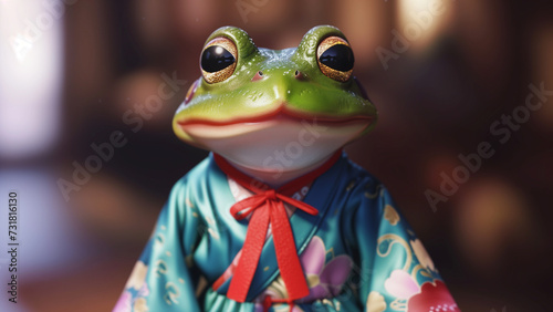 East Meets Meme: Cartoon Pepe the Frog in Traditional Hanbok