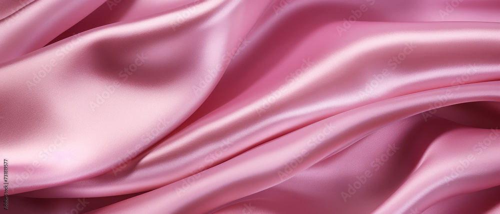 Obraz premium Luxurious Pink Silk Texture