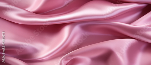 Luxurious Pink Silk Texture