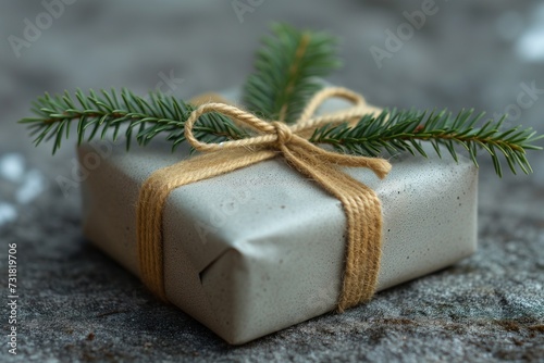 gift box with bow closeup © Olexandr