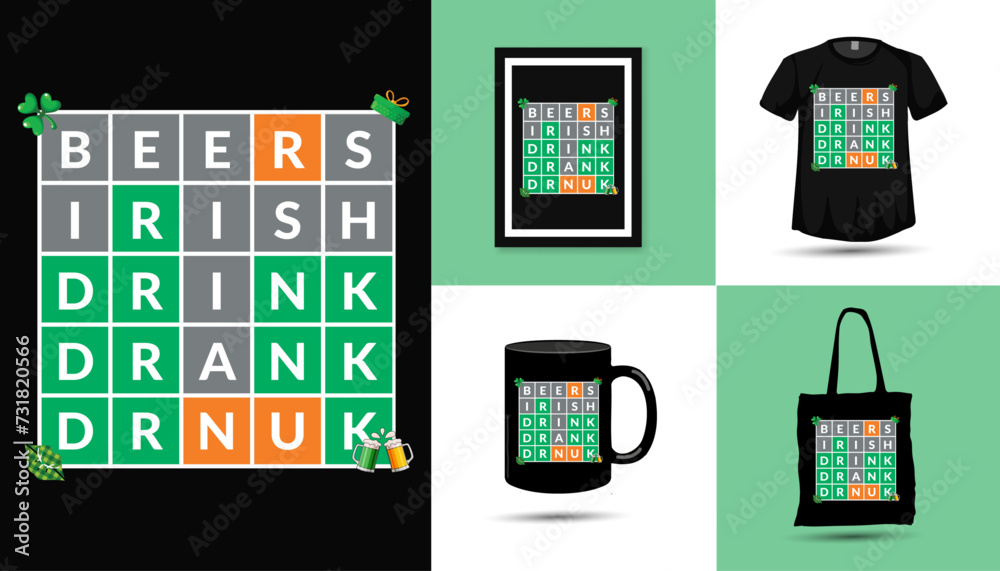 st patricks day beer tshirt design vector st patricks day beer tshirt design vector