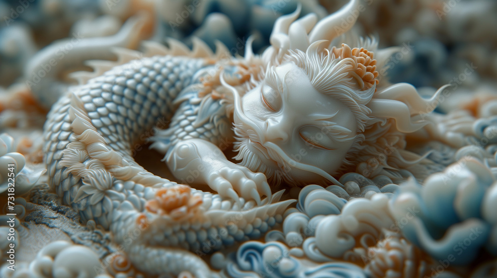 Sleeping baby dragon Sleeping baby dragon